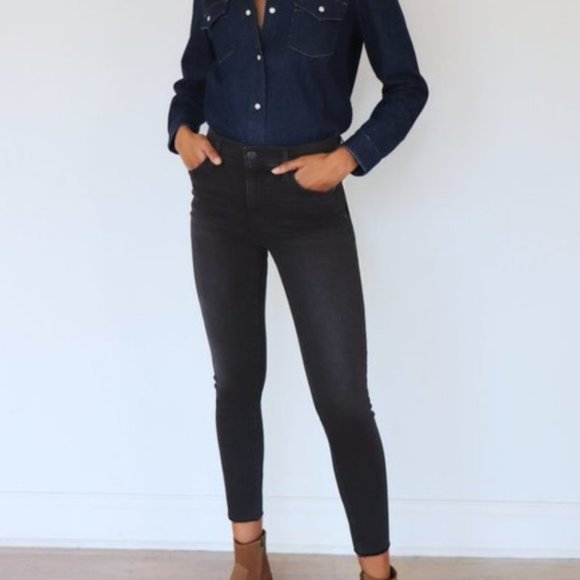 Denim Forum Denim - DENIM FORUM Nico Skinny Crop Jeans